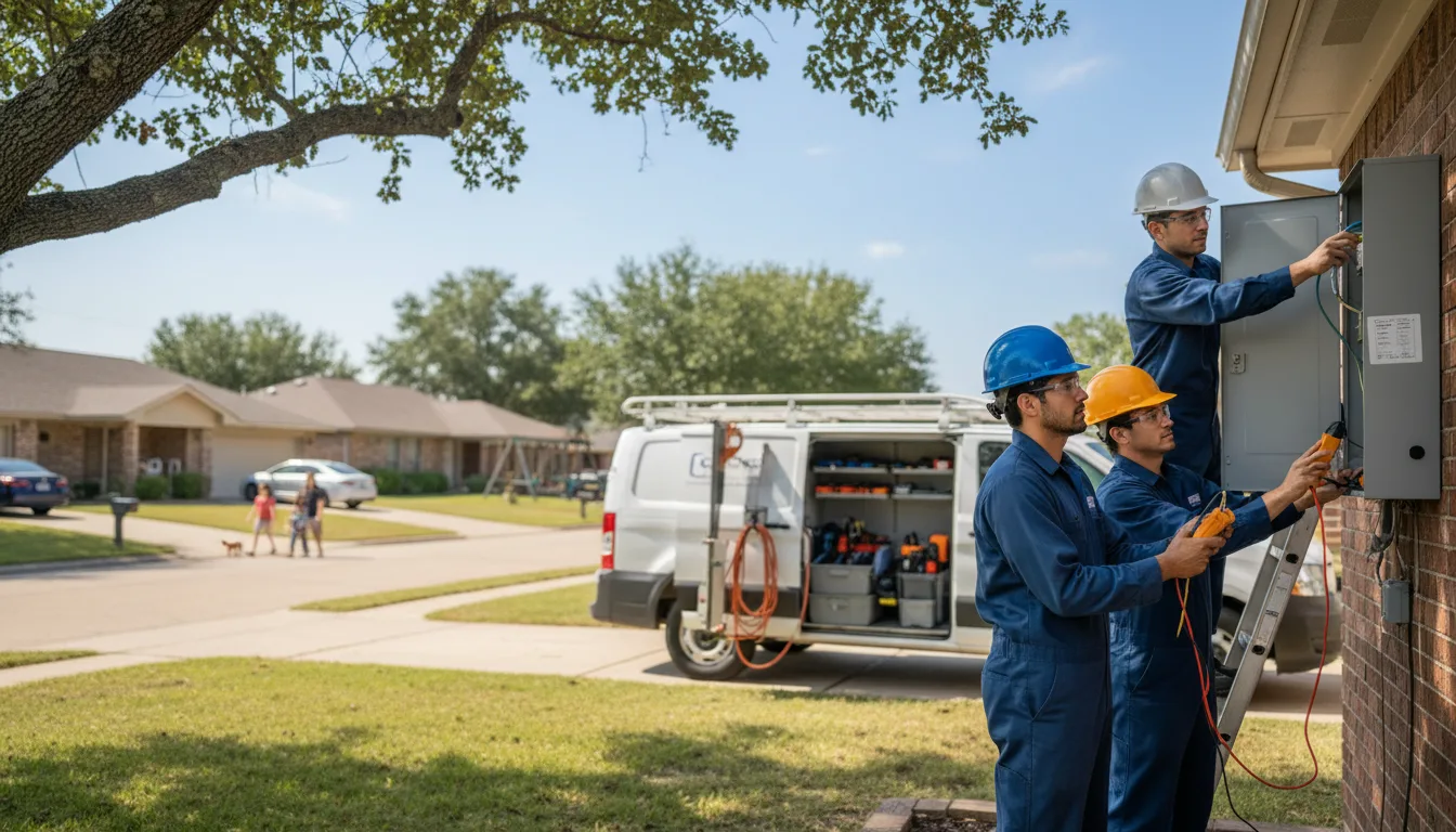 Certified electrician providing emergency electrical services in Martinsville, OH